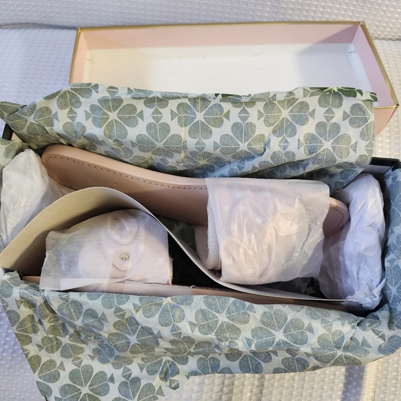 KATE SPADE Bernadette Neoprene Polka Dot Bow Sandals size 8.5 - Picture 6 of 6